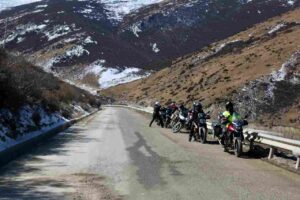 motorbike group tour to Tibet